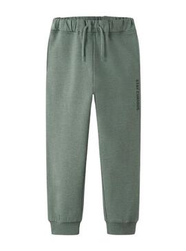 Pantaloni Name It Molaf jogger verdi per bambino