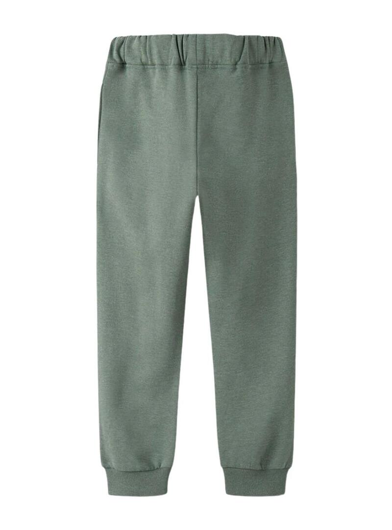 Pantaloni Name It Molaf jogger verdi per bambino