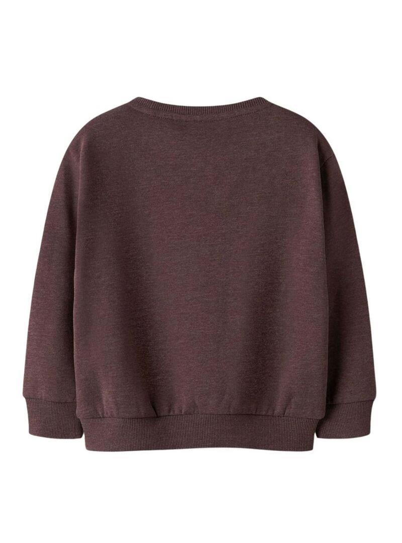 Felpa Name It Molaf bordeaux per ragazzi