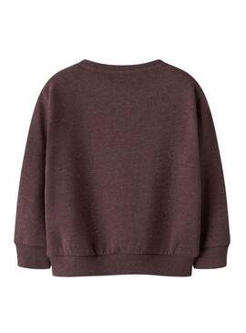 Felpa Name It Molaf bordeaux per ragazzi