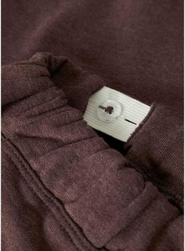 Pantaloni da tuta Name It Molaf bordeaux per bambino.