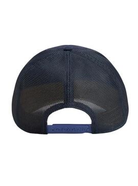 Cappello Goorin Bros High Class blu scuro in velluto a coste