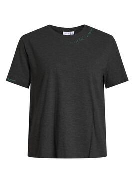 Maglietta Vila Videddy grigio scuro per donna