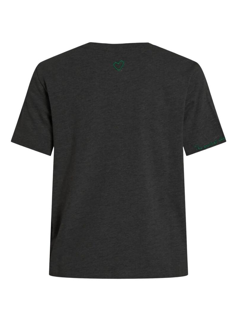 Maglietta Vila Videddy grigio scuro per donna