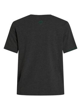 Maglietta Vila Videddy grigio scuro per donna