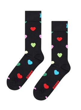Calze Happy Socks cuore neri