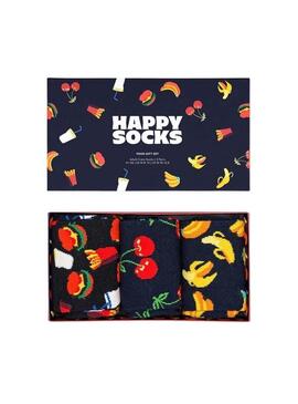 Set regalo Happy Socks tre paia per donna e uomo