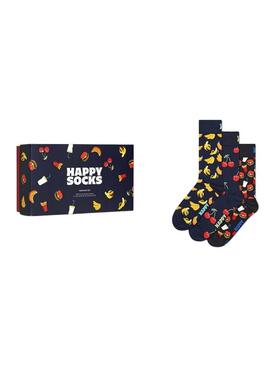 Set regalo Happy Socks tre paia per donna e uomo
