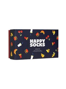 Set regalo Happy Socks tre paia per donna e uomo