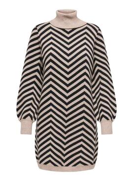 Abito Only Julia a maglia stampata per donna.