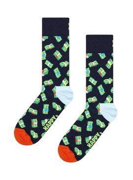 Calzini Happy Socks Money blu scuro