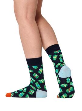 Calzini Happy Socks Money blu scuro