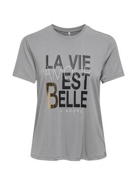 Maglietta Only Free Modal grigia per donna