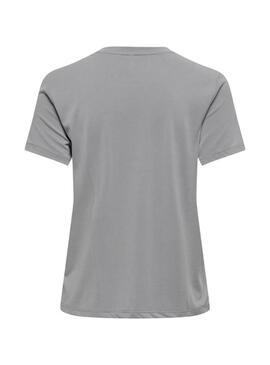 Maglietta Only Free Modal grigia per donna