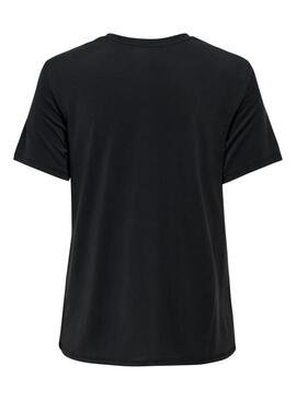 Maglietta Only Free Modal nera per donna