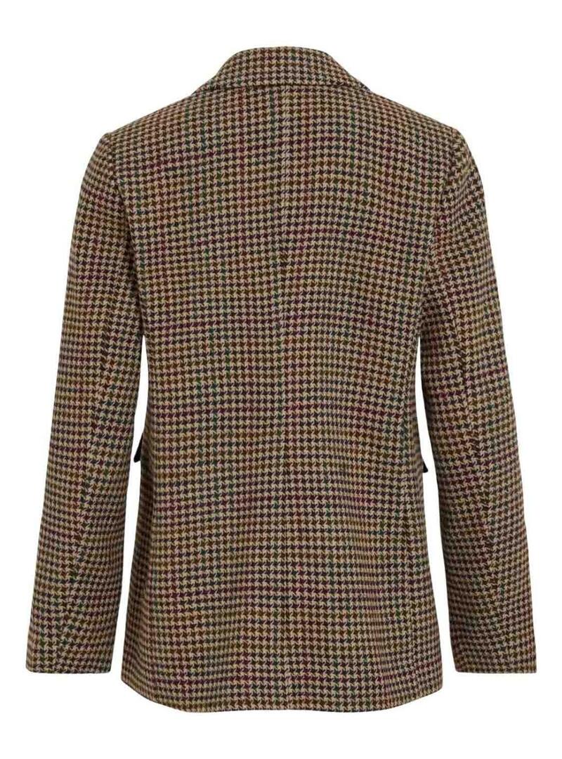 Blazer Vila Vihappy a quadretti per donna