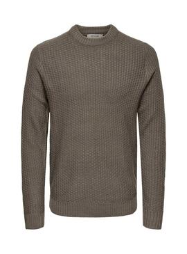 Maglia Only and Sons Alam marrone per uomo