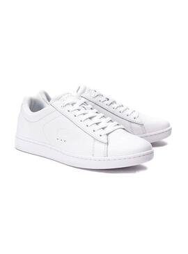 Sneaker Lacoste Carnaby Evo Bianco Per Donna