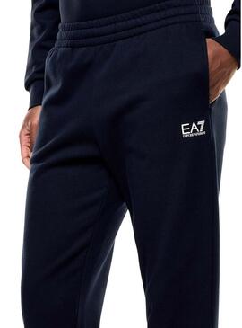 Pantaloni Emporio Armani EA7 blu scuro per uomo