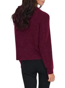 Maglia Only Gila bordeaux solo per donna