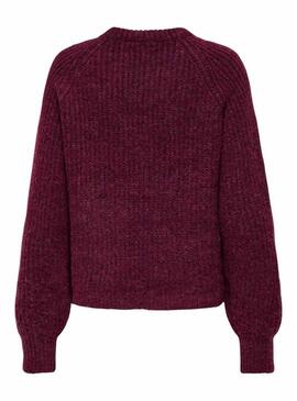 Maglia Only Gila bordeaux solo per donna