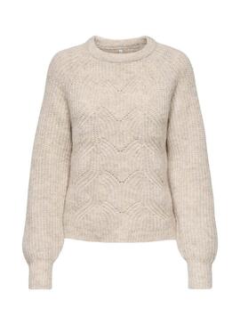 Maglia Only Gila beige per donna