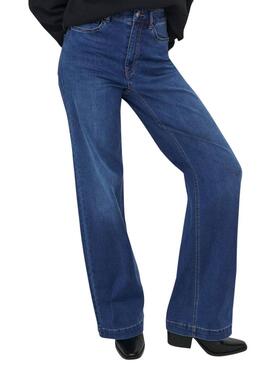 Pantaloni in denim Only Madison Royal blu scuro per donna