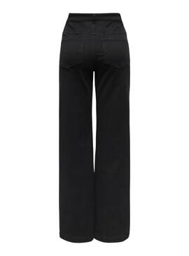 Pantaloni in denim Only Madison Royal neri da donna