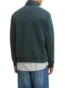 Felpa Jack and Jones Bleecker verde per uomo
