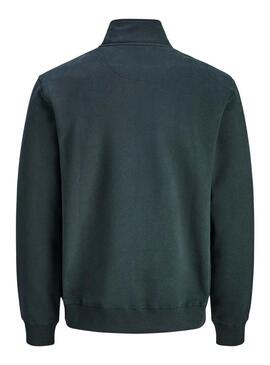 Felpa Jack and Jones Bleecker verde per uomo