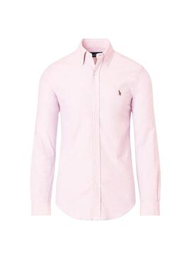 Camicia Polo Ralph Lauren Oxford Pink Uomo