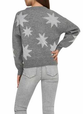 Maglia Only Rosie Glitter grigia da donna