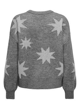 Maglia Only Rosie Glitter grigia da donna