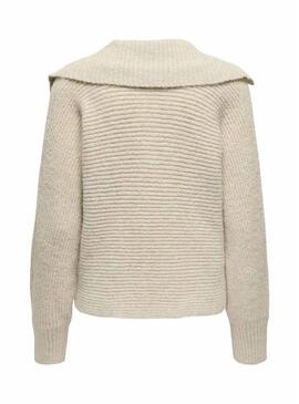 Maglia Only Mally beige per donna