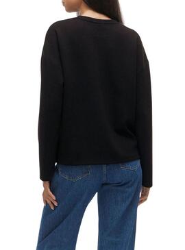 Felpa nera Vila Visiffi per donna