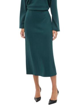 Gonna Vila Visiffi midi verde per donna