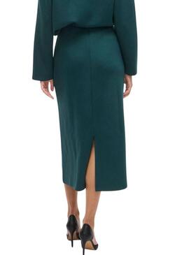 Gonna Vila Visiffi midi verde per donna