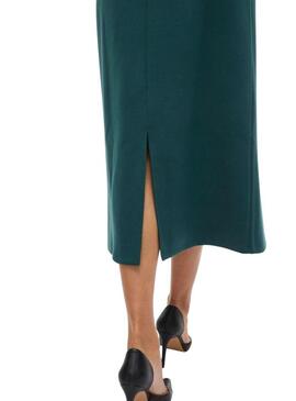 Gonna Vila Visiffi midi verde per donna