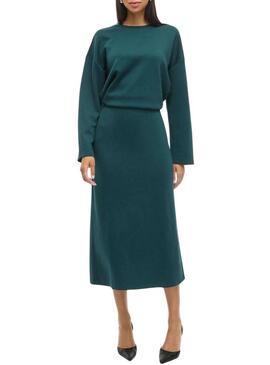 Gonna Vila Visiffi midi verde per donna