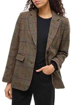 Blazer Vila Vihappy a quadretti per donna