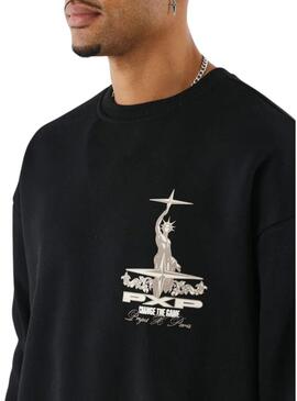 Felpa Project x Paris Heart nera per uomo