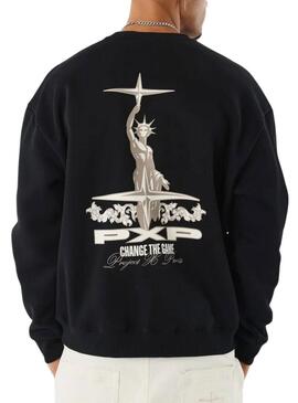 Felpa Project x Paris Heart nera per uomo