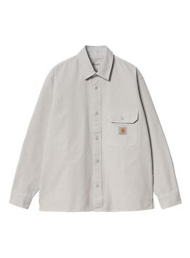 Camicia sovrapposta Carhartt Reno beige per uomo