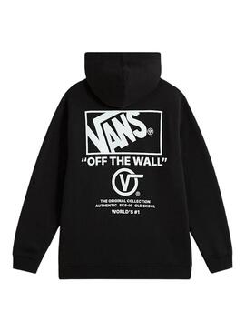 Maglione Vans Stockpile nero per ragazze e ragazzi.