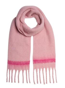 Sciarpa Pieces Bea Narrow rosa per donna