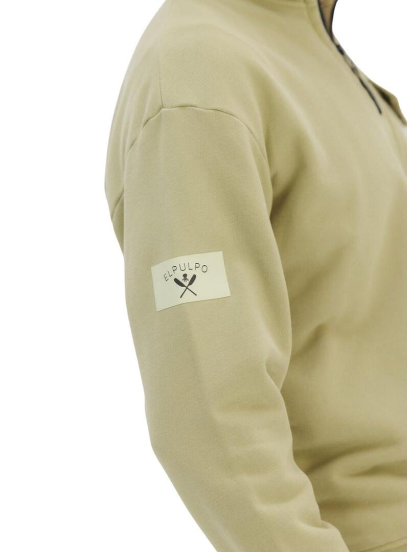 Felpa Il Polipo Perkins con tasca verde per uomo