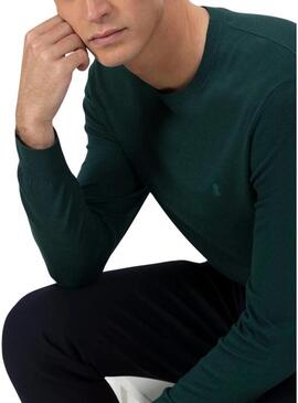 Maglia Basic Logo verde per uomo