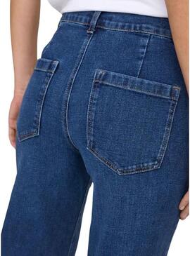 Pantaloni in denim Only Cypress con tasche a campana per donna