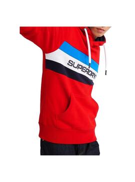 Felpe Superdry Trofeo Rosso Uomo