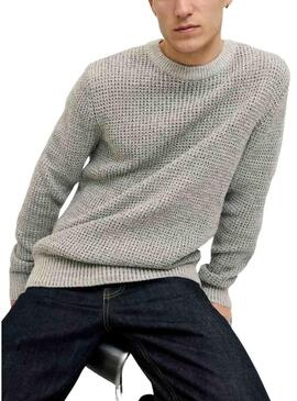 Maglia grigia globale per uomo di Jack and Jones